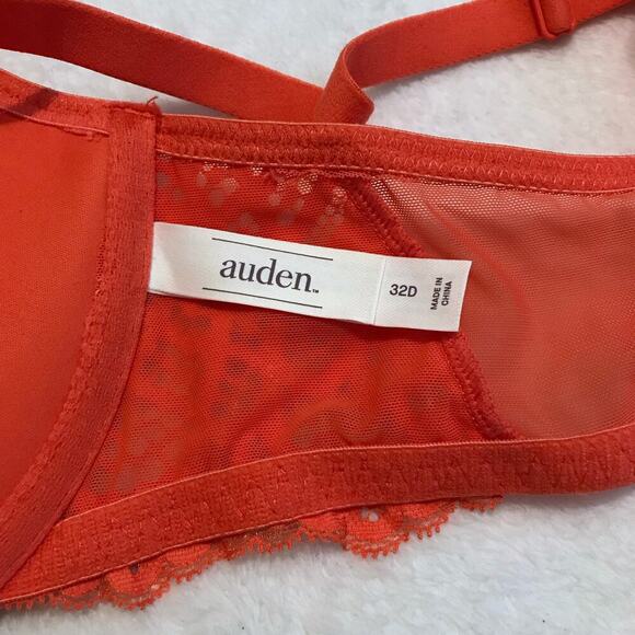 Auden NWT Plunge Coverage Push Up Front Close Bra Women 32D - Picture 13 of 14